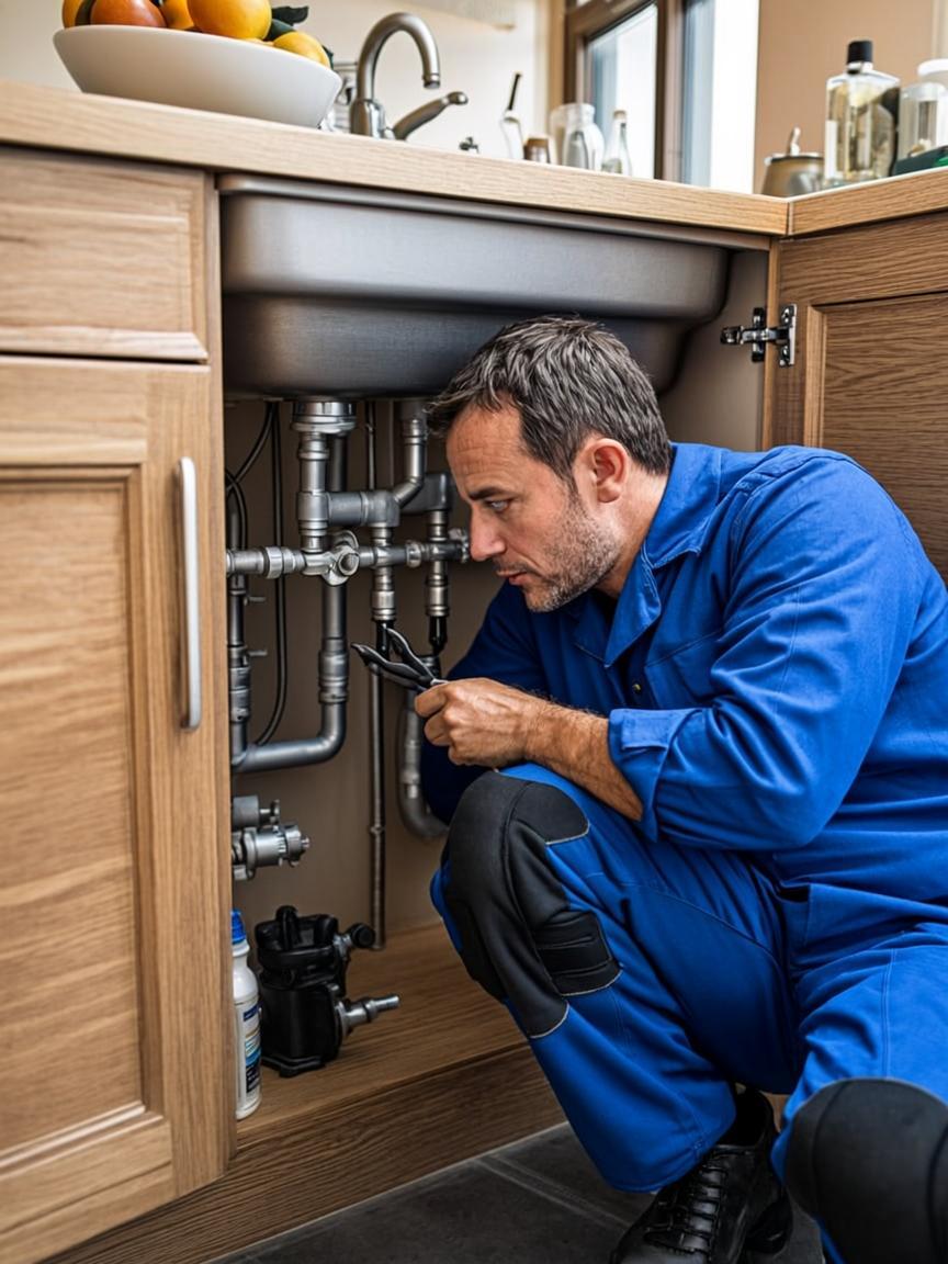 Burst pipes damage